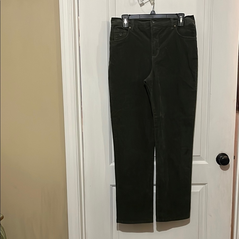 Gloria Vanderbilt Green Straight Leg Jeans